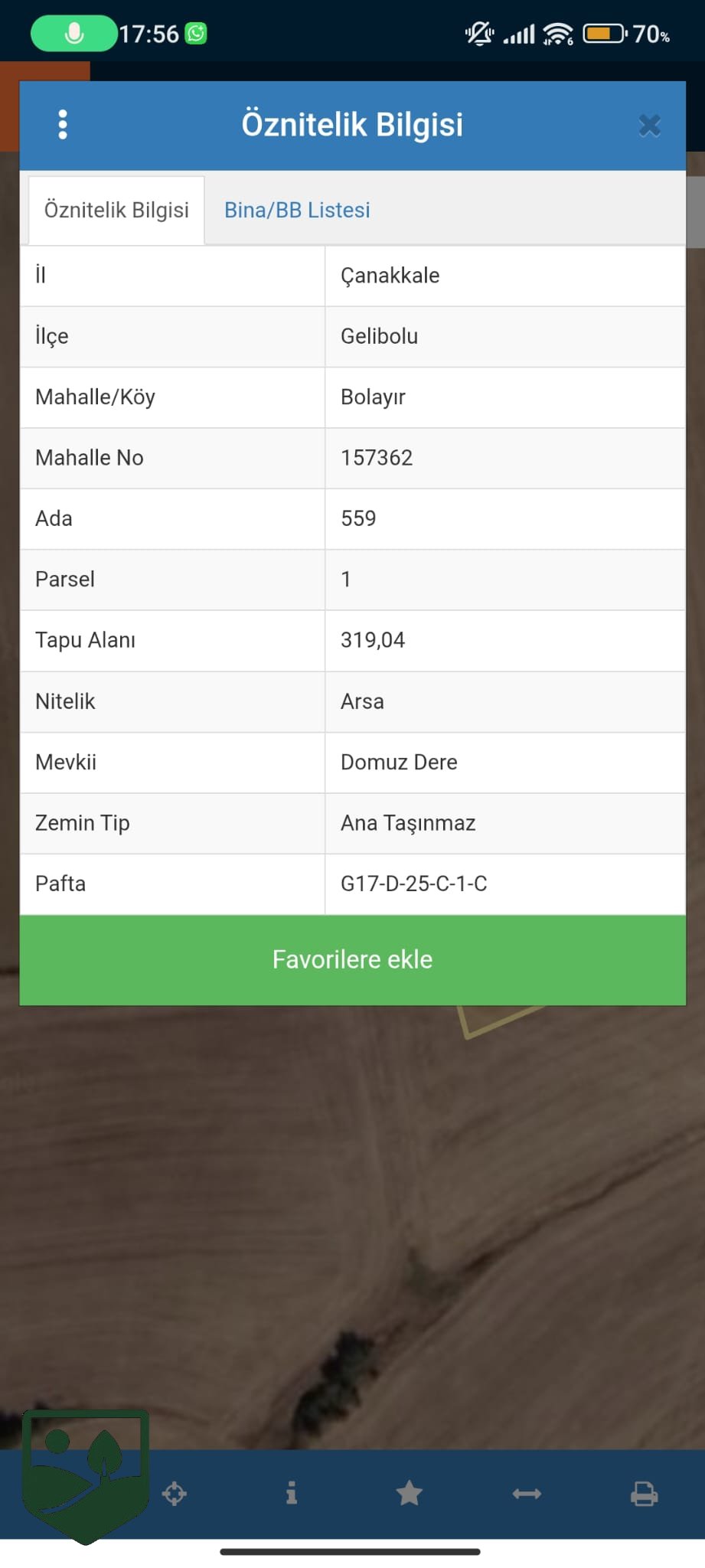 Gelibolu/Çanakkale- Bolayır 319 metrekare Tek Tapu Arsa 